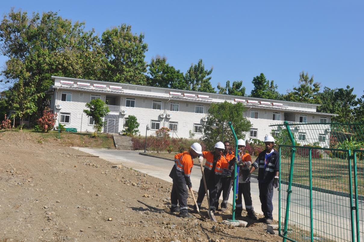 Ramu Nickel Mine development-stage construction works